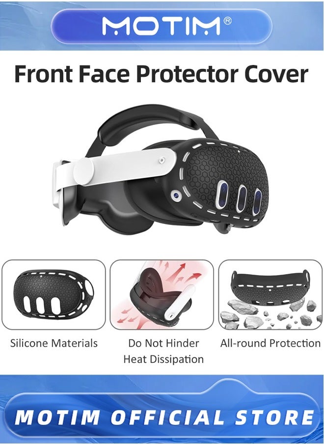 Motim 5 in 1 Protective Cover for VR Accessories Bundle, Silicone Cover Set Compatible with Oculus/Meta Quest 3 Accessories  - Image 2
