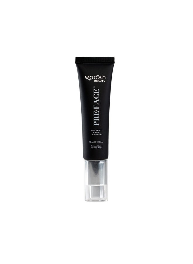 Woosh - Beauty Pre•Face Velvety Face Primer Hydrating & Long Lasting Vegan Pore Minimizer & Wrinkle Filler Grips Your Makeup (Full Size 30 Ml) - Image 1