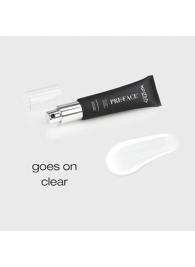 Woosh - Beauty Pre•Face Velvety Face Primer Hydrating & Long Lasting Vegan Pore Minimizer & Wrinkle Filler Grips Your Makeup (Full Size 30 Ml) - Image 1