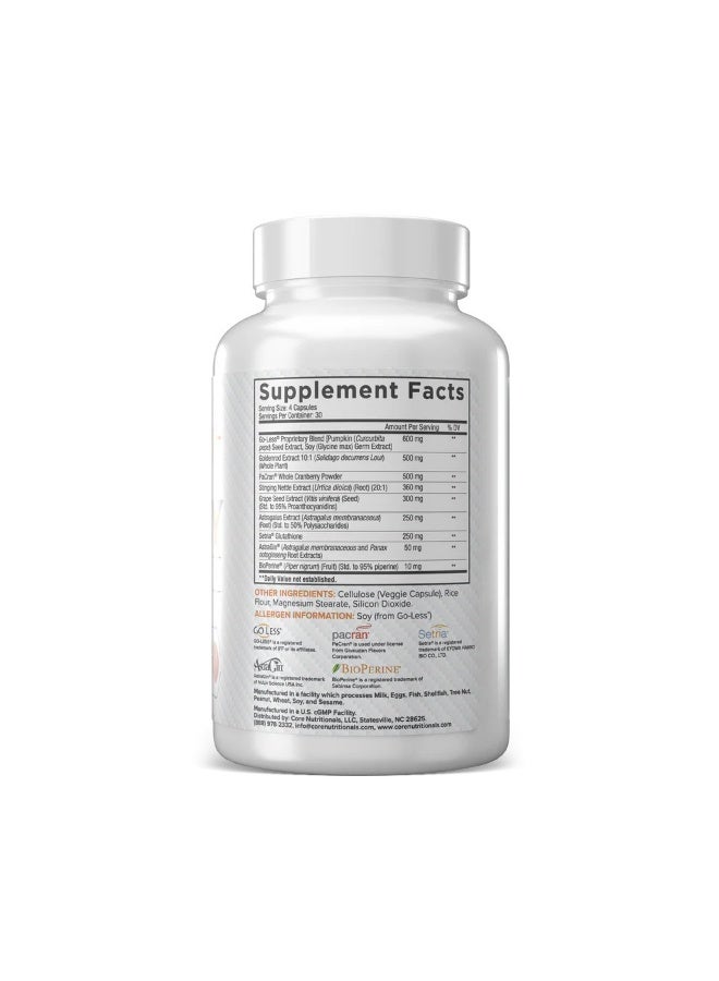 كور نيوتريشنالز لايف لاين لدعم الكلى من Core Nutritionals 120 كبسولة نباتية – 30 حصة لدعم الصحة والعافية - Image 2