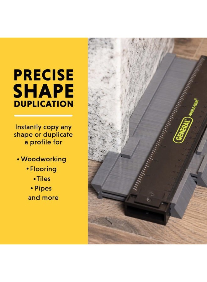 General Tools Contour Gauge 833-10" Angle Finder Tool For Home Improvement - Gadgets For Men - Image 2