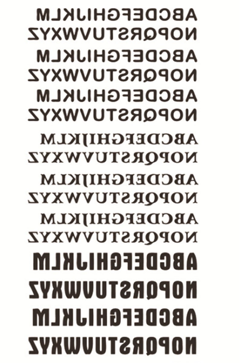 ATOMUS Small Black Letter Crown Fake Face Tattoo Sticker For Kids Women Adult Infinity Temporary Tattoos Finger Cross Christ Tatoo Kit