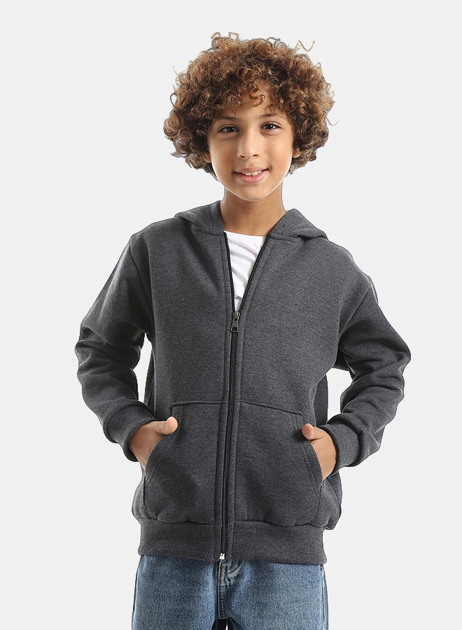 Red Circle Sweatshirt Kids Unisex - Image 1