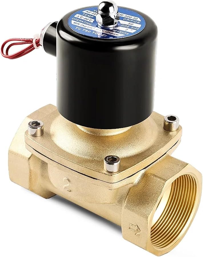 Normally Closed Brass Solenoid Valve 1 2 Inch 24VDC Direct Acting For Water Gas Oil - Image 2