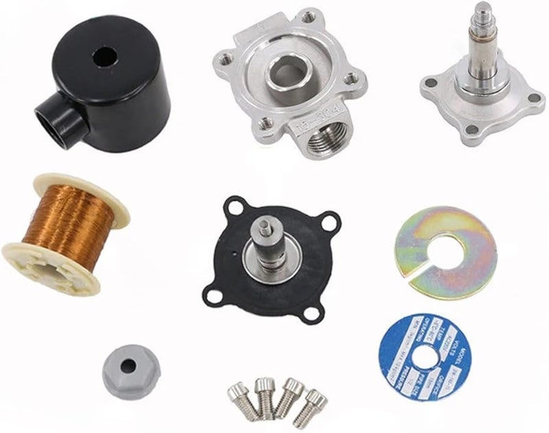 Normally Closed Brass Solenoid Valve 1 2 Inch 24VDC Direct Acting For Water Gas Oil - Image 3