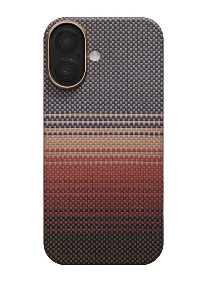 PITAKA Ultra-Slim Case For iPhone 17 / PitaTap Seamless Touch / Lightweight Design / Easy Installation / Back cover - Sunset - Image 1