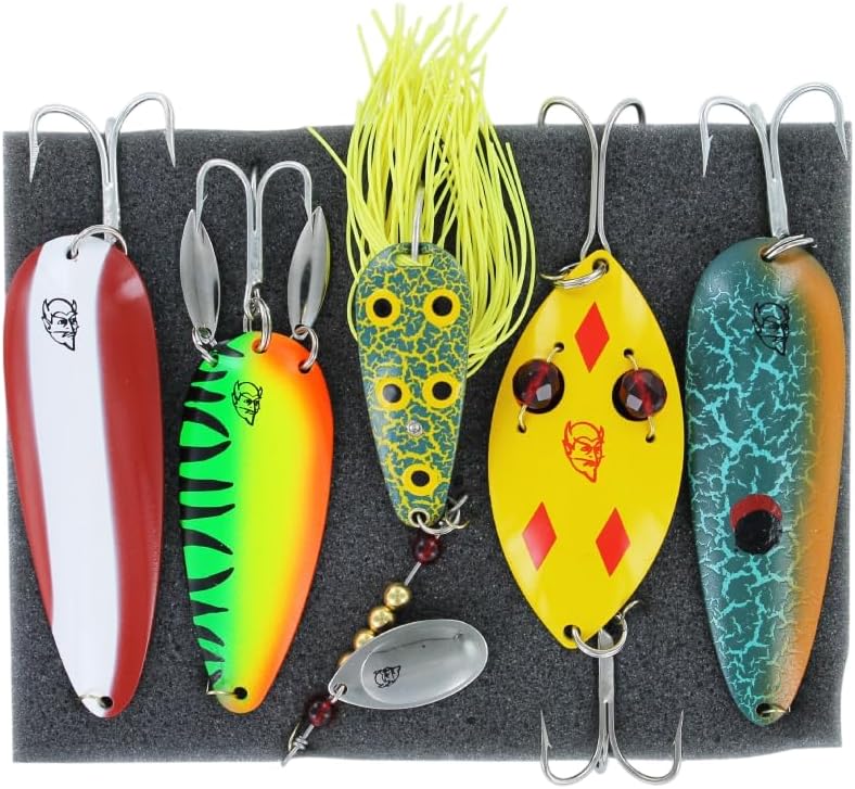 Dardevle Brass Back 1 oz Fishing Spoons - Image 2