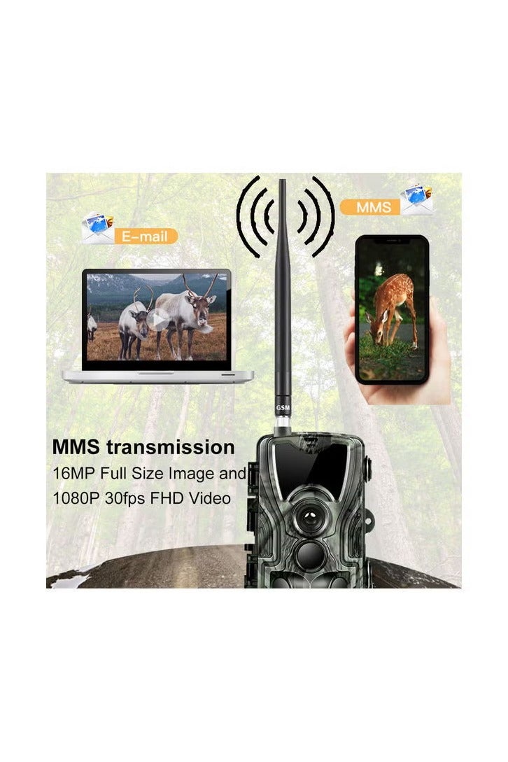 AL RAID HC-801M 2G Trail Camera | 16MP Outdoor Hunting Cam with 1080P Video, SMS Control & Infrared Night Vision – 20×10×20cm - Image 5