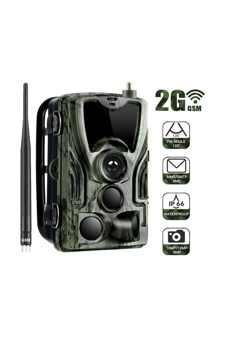 AL RAID HC-801M 2G Trail Camera | 16MP Outdoor Hunting Cam with 1080P Video, SMS Control & Infrared Night Vision – 20×10×20cm - Image 1