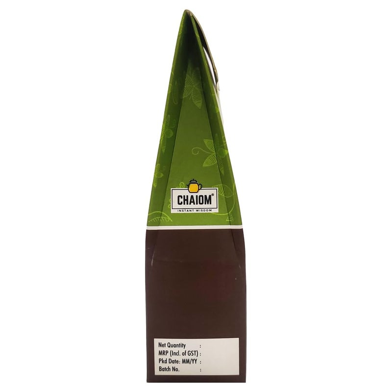 Chaiom - Cardamom Black Tea CTC Tea | 100gm X 2pc loose tea Strong, Aromatic Chai Patti - Image 4