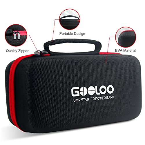 GOOLOO Eva Protection Case for GT4000 GT4000S GT6000 & GT3000 12V Jump Starters,Portable Hard Storage Case Car Tool Gadgets Carry Bag - Image 3