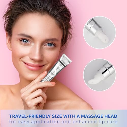 suquato Peptide Lip Treatment Butter Balm: Mini Plumping Gloss Set for Dry Care, With Hyaluronic Acid and Mask Overnight for Glowy Skin, Travel Size Night Hydrating Balm - Image 3