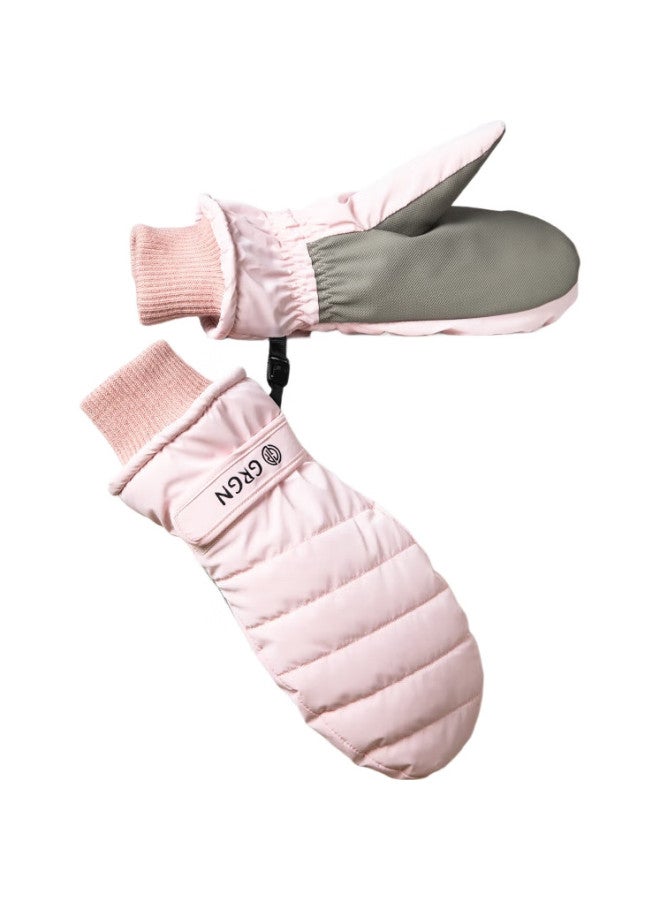 GRGN Women'S Winter Warm Fleece Lined Ski Gloves Touchscreen Windproof Cycling Riding Gloves - Image 2