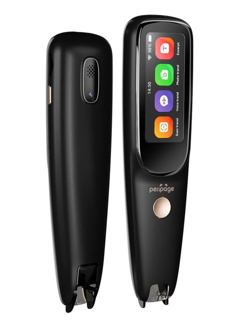 Peripage Dictionary Translation Scanning Pen D2s Mobile Scanner Translator 112 Language Voice Translating Device for Chinese/English/Japanese/Korean Voice Translation Recorder E-dictionary AI