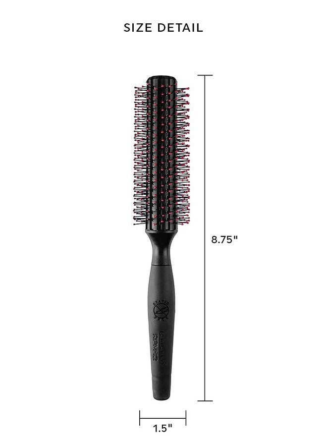 Cricket Static Free Rpm 12 Row Round Hair Brush For Curling Blow Drying Styling All Hair Types  - Image 3