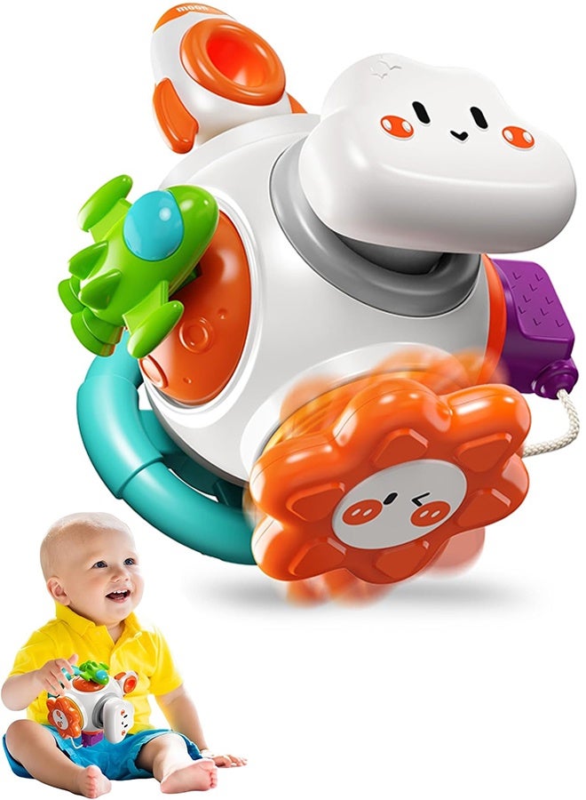 Montessori Sensory Toys for Toddlers 1-3,Travel Activities Busy Board Cube,Baby Gifts for 6 9 12 18 Months 1 2 One Year Old Infant Boys Girls,Airplane Plane Car Travel Toys Educational Learning - Image 1