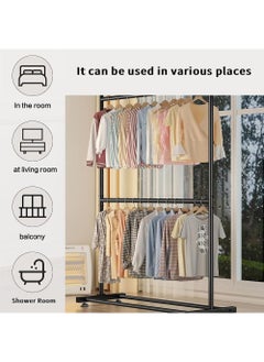 Y&D Floor Standing Vertical Storage Simple Coat And Hat Double Layer Drying Rack  - Image 4