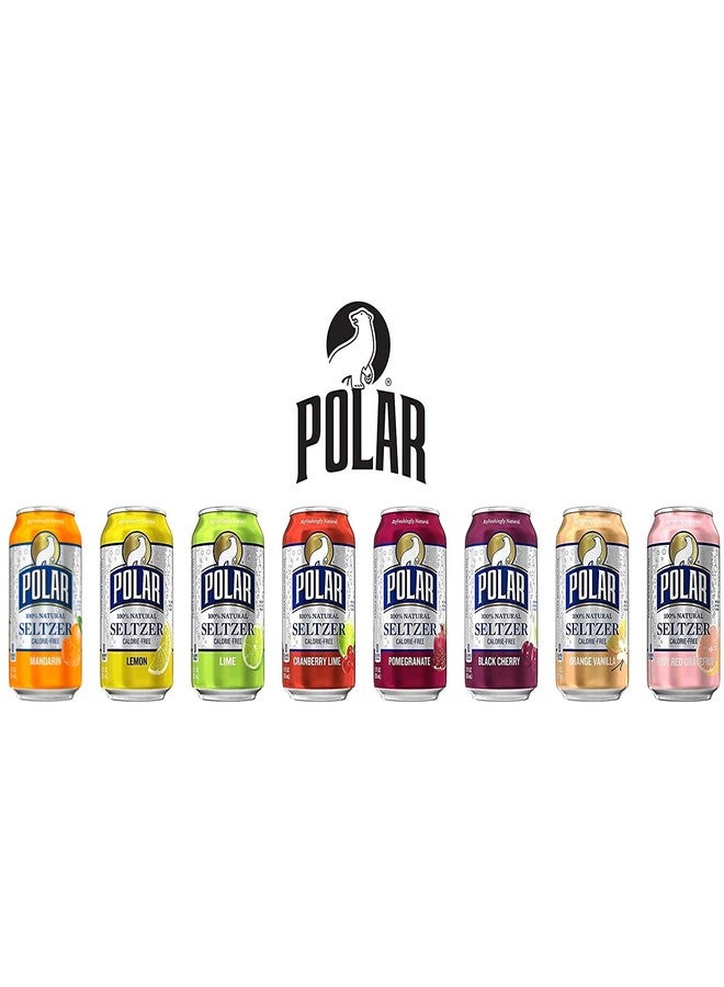 Polar Seltzer Water, 12 Flavor Assorted, 12 fl oz cans, 12 pack - Image 2