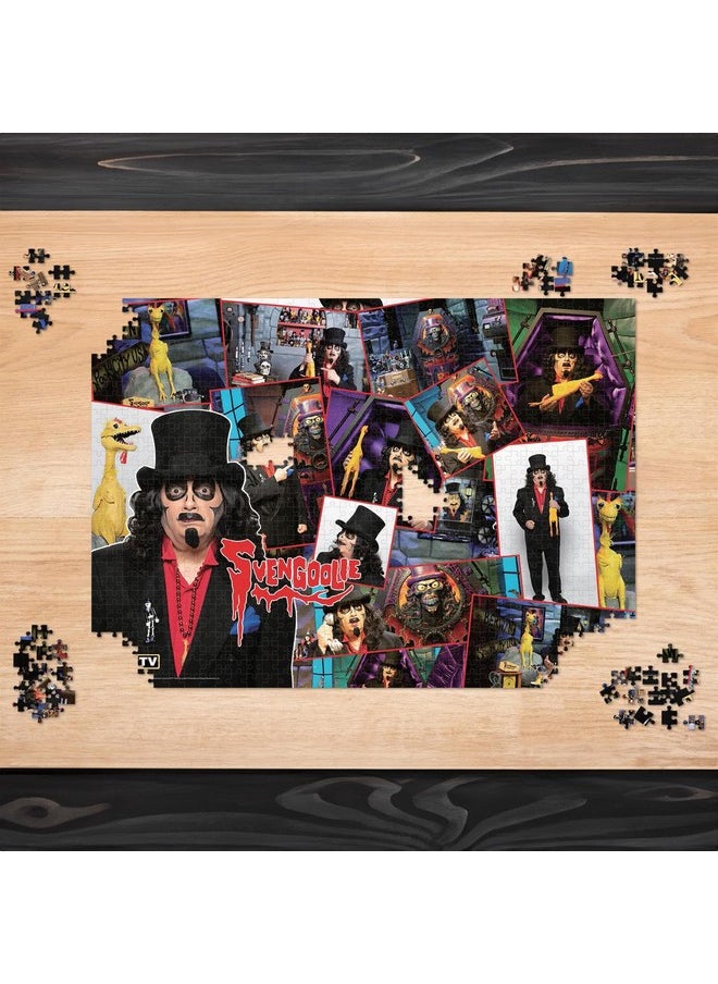 توينك - لعبة تركيب الصور المقطوعة Svengoolie Collage المكونة من 1000 قطعة | لعبة ألغاز مسلية للكبار | 19 × 27 بوصة - Image 1