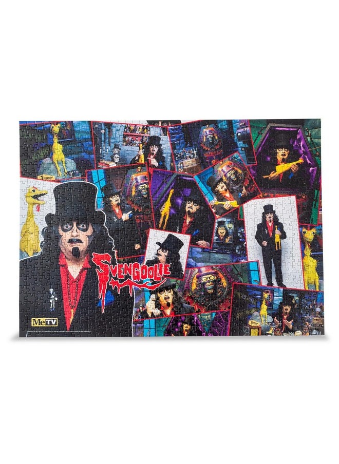 توينك - لعبة تركيب الصور المقطوعة Svengoolie Collage المكونة من 1000 قطعة | لعبة ألغاز مسلية للكبار | 19 × 27 بوصة - Image 1
