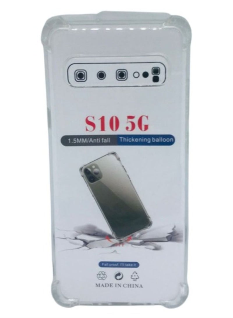 IAF samsung Galaxy S10 5G Case Cover,Protective Shock Absorption Bumper soft Transparent Case For Galaxy S10 5G - Image 1