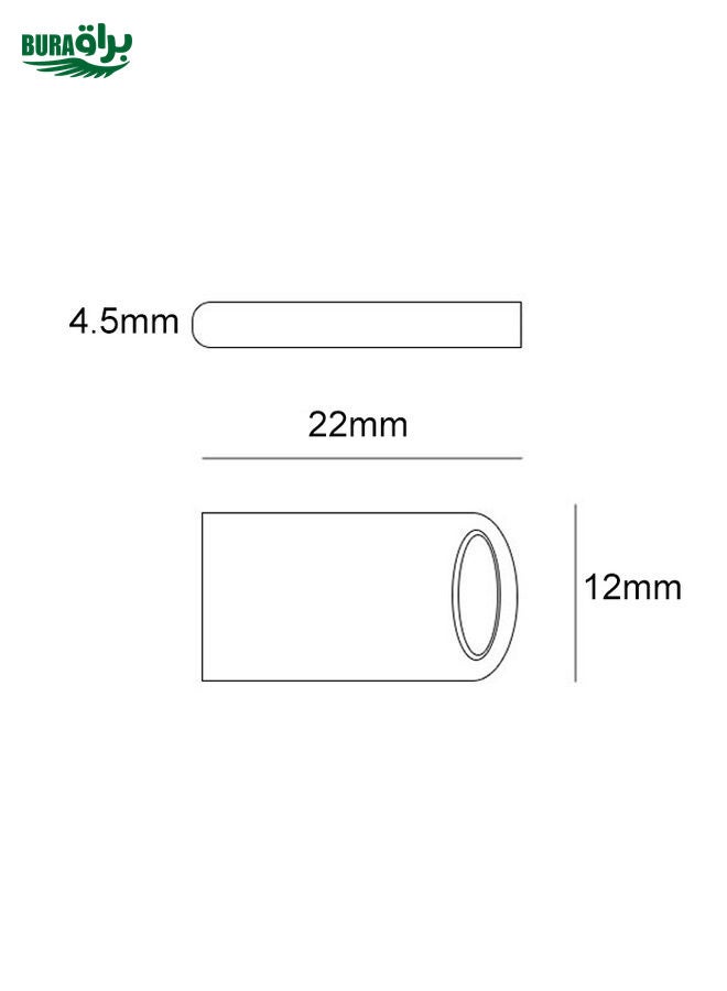BURAQ Zsuit 128GB USB 3.0 Mini Metal Ring Shape USB Flash Disk  - Image 3