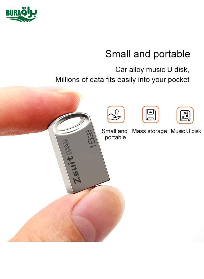 BURAQ Zsuit 128GB USB 3.0 Mini Metal Ring Shape USB Flash Disk  - Image 5
