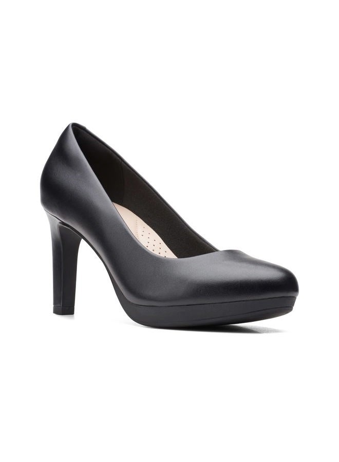 clarks Women's Ambyr Joy Pump, Black Leather, 38 EU - Image 2