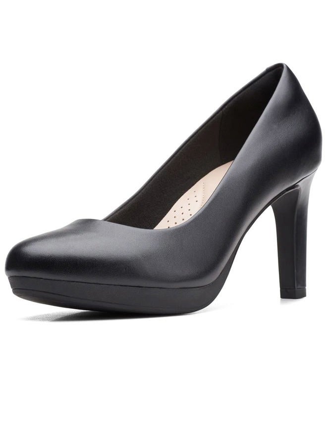 clarks Women's Ambyr Joy Pump, Black Leather, 38 EU - Image 1