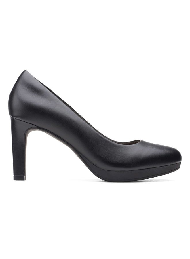 clarks Women's Ambyr Joy Pump, Black Leather, 38 EU - Image 4