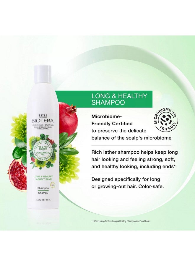بيوتيرا شامبو بيوتيرا طويل وصحي | شعر طويل أو ينمو | صديق للبيئة | نباتي وخالٍ من الاختبارات على الحيوانات | خالٍ من البارابين | آمن على الصبغات | 32 أونصة سائلة - Image 2