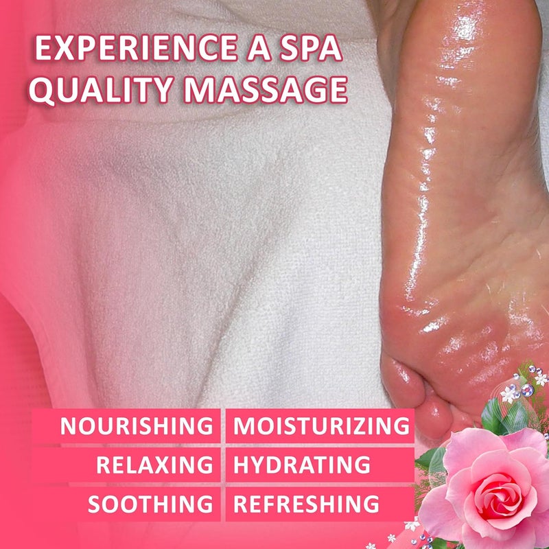 ECOLYTE+ La Parisienne Professional Body Massage Oil with Rose - 500 ml for Enhanced Circulation and Stress Relief - Image 5