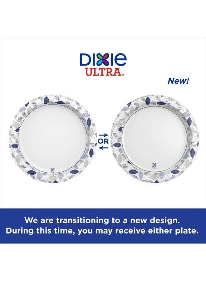 Dixie Ultra, Large Paper Plates, 10 Inch, 172 Count, 3X Stronger*, Heavy Duty, Microwave-Safe, Soak-Proof, Cut Resistant, Disposable Plates For Heavy, Messy Meals - Image 3
