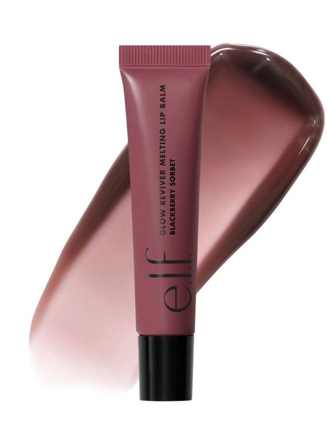 إلف مرطب شفاه إي.إل.إف. جلو ريفايفر ميلتينج - سوربيه التوت الأسود | تركيبة مغذية، تذوب على الشفاه مع لمعان مشرق - Image 1