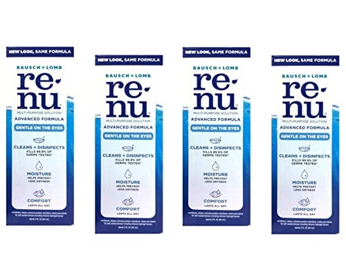 Renu Fresh Multi-Purpose Contact Lens Solution, Travel Size 2 Fl Oz (Pack Of 4)… - Image 1