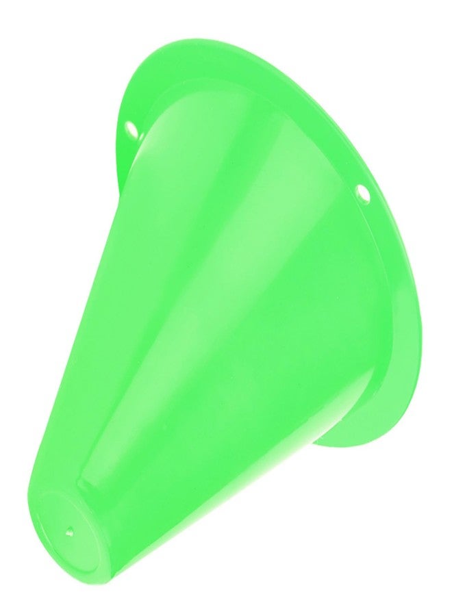 Yinhing Soccer Cones, 10Pcs Soccer Cones for Drills, Sports Training Cone for Soccer Practice Basketball Fitness Training Indoor Outdoor Games, Football Barriers Plastic Marker H (Green) - Image 2