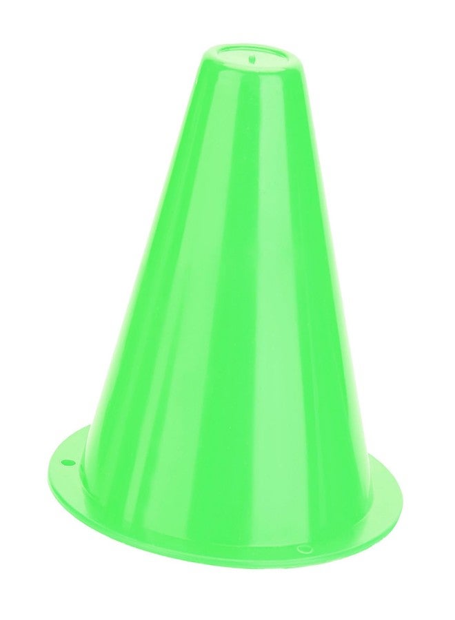 Yinhing Soccer Cones, 10Pcs Soccer Cones for Drills, Sports Training Cone for Soccer Practice Basketball Fitness Training Indoor Outdoor Games, Football Barriers Plastic Marker H (Green) - Image 4