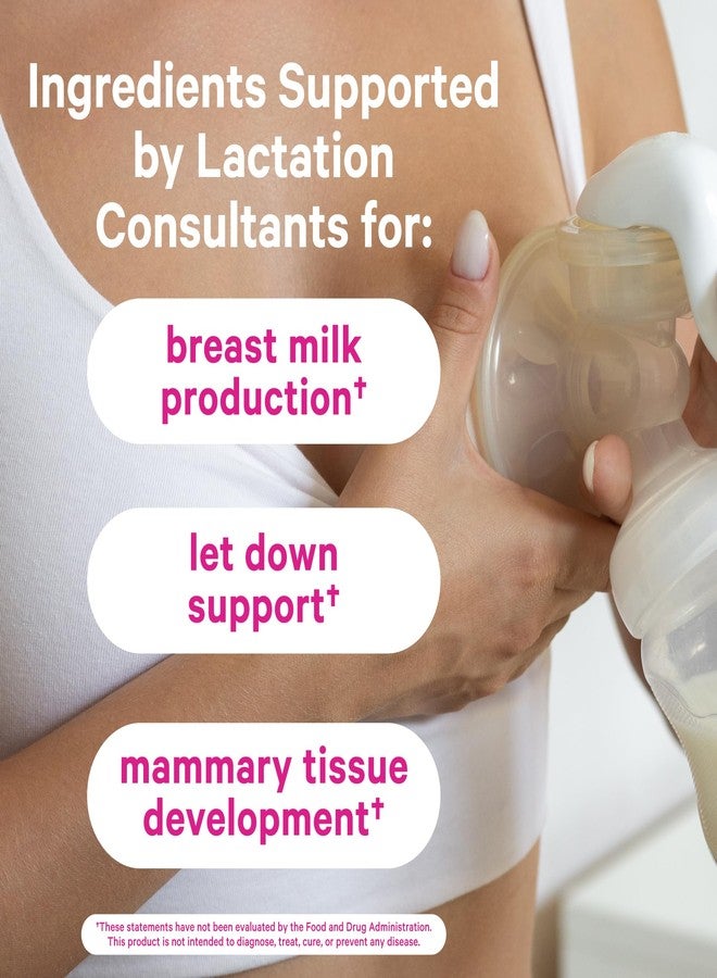 Pink Stork Pumping Moms Lactation Support for Breast Milk Supply with Goat's Rue and Moringa - 180 Capsules - Image 3