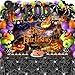 BORAMDO Halloween Birthday Decorations Party Supplies Halloween Themed Party Favors 105 Pcs Including Spider Web Backdrop Tablecloth Cake Toppers Spider Bat Wall Stickers Balloons Arch and kit - Image 3