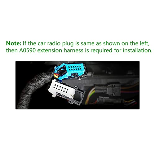 EONON 5.5m Extension Harness Compatible with BMW 3 Series/BMW 5 Series, Only Designed Car Stereo E46A13/E39A13/E46A12S/E46X7/E46X6S/-A0590 - Image 4