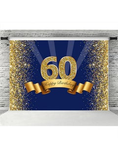 Happy 60Th Birthday Photography Backdrop For Adult Men Navy Blue And Glitter Gold Sixty Years Old Background Shiny 60Th Anniversary Party Decorations Photo Booth Props 7X5Ft - pzsku/Z5FEBDB9094CFE6C41DBAZ/45/_/1693985139/d66c3311-921f-4172-ac88-7ddeeaf19ae5