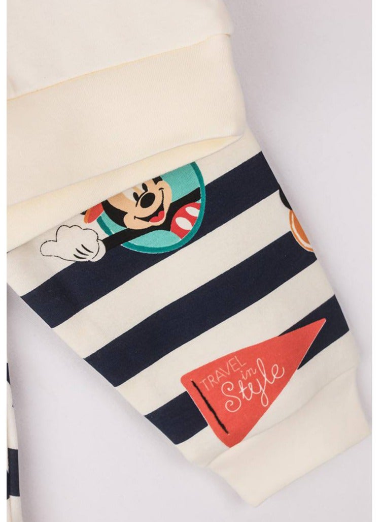 Katjie Baby Boys' Mickey Mouse 2-Piece Outfit – Sweatshirt & Printed Pants  - Image 3