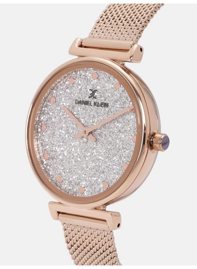 DANIEL KLEIN - Daniel Klein Analog Silver Dial Women's Watch-DK12070-3 - Image 1