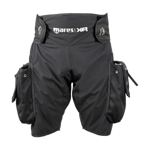 MARES Unisex Tek Trilaminate Shorts - Durable Lightweight Flexible Quick-Drying Over Wetsuit Shorts for Technical Diving - Large - Image 3