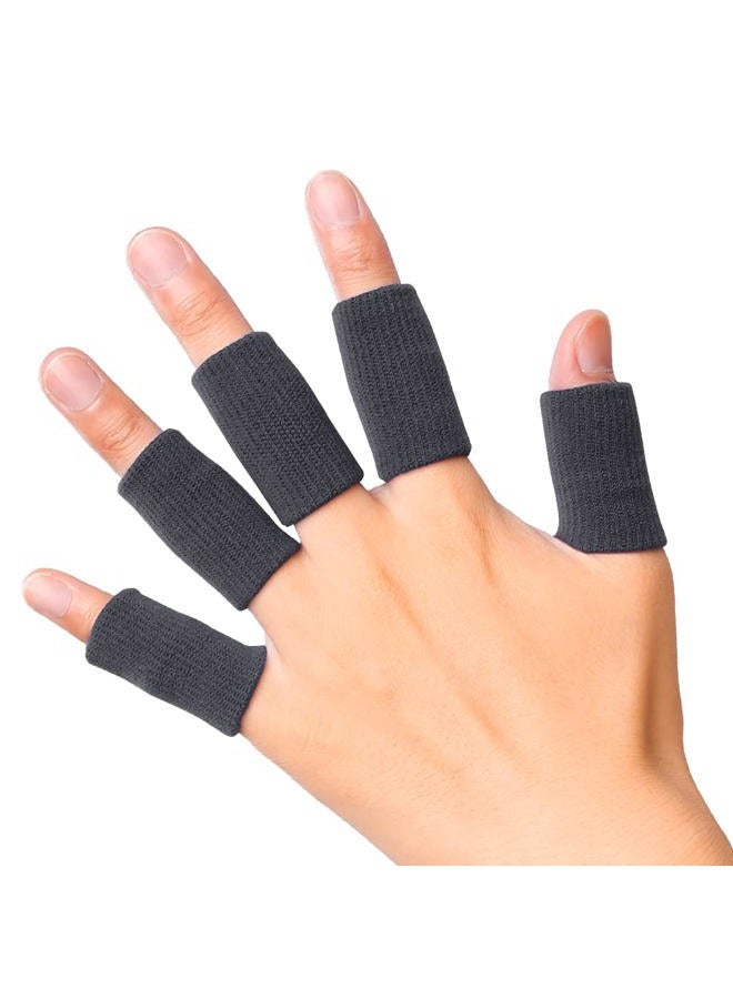 JBM Finger Sleeves 5Pack Finger Brace Finger Compression Sleeve Protector Sport Finger Splints for Arthritis - Image 1