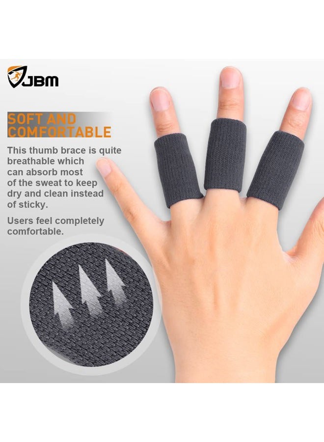 JBM Finger Sleeves 5Pack Finger Brace Finger Compression Sleeve Protector Sport Finger Splints for Arthritis - Image 3