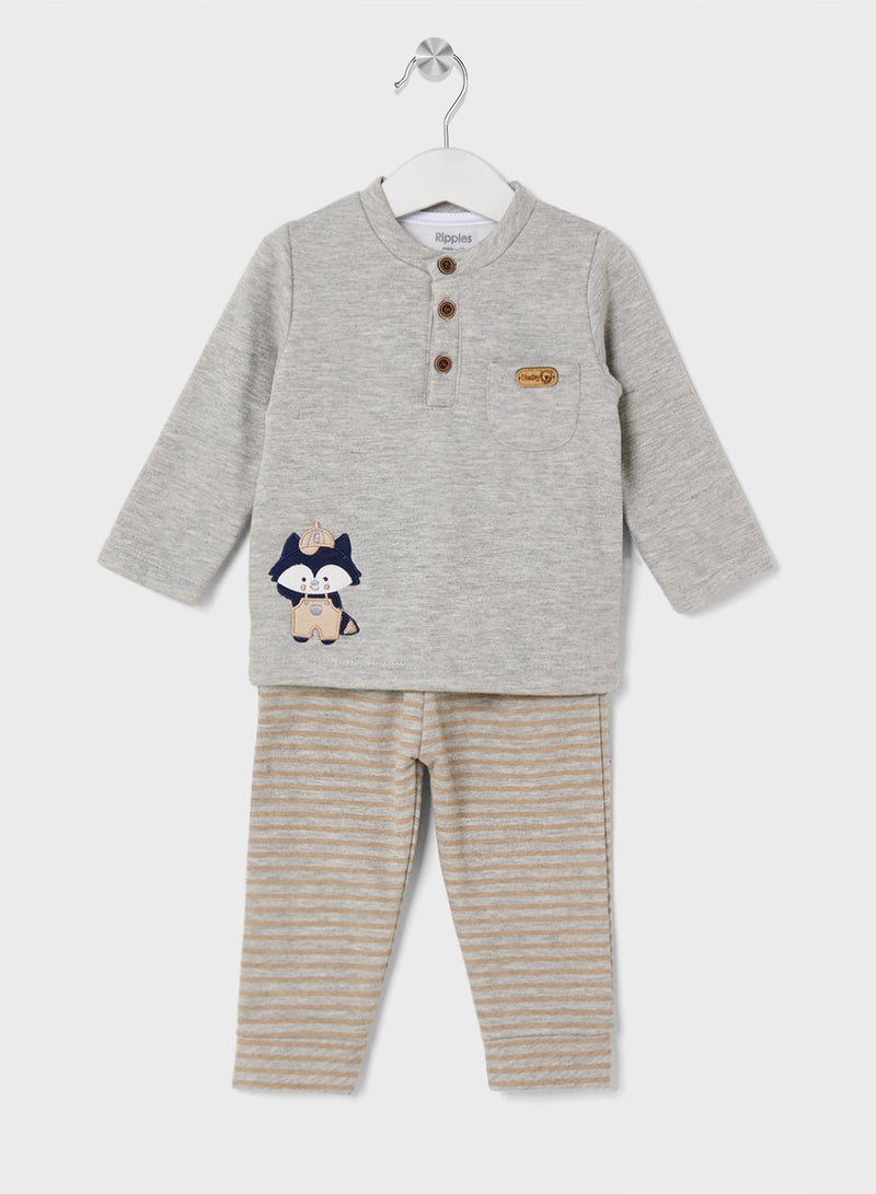 ريبلز مع نمشي طقم أطفال أولاد قطعتين - Image 1