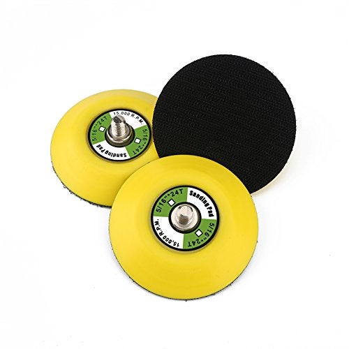 Ouya 3PCS 3" Hook and Loop Backing Pads 5/16"-24 Threads Polishing Buffing Plate for Dual Action Car Polisher - Image 2