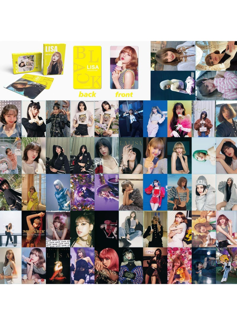 55Pcs BlackPink Lisa Lomo Card