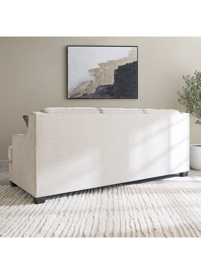 Home Box Aurum 3-Seater Fabric Sofa with 4 Cushions 96 x 221 x 96 cm - Image 3